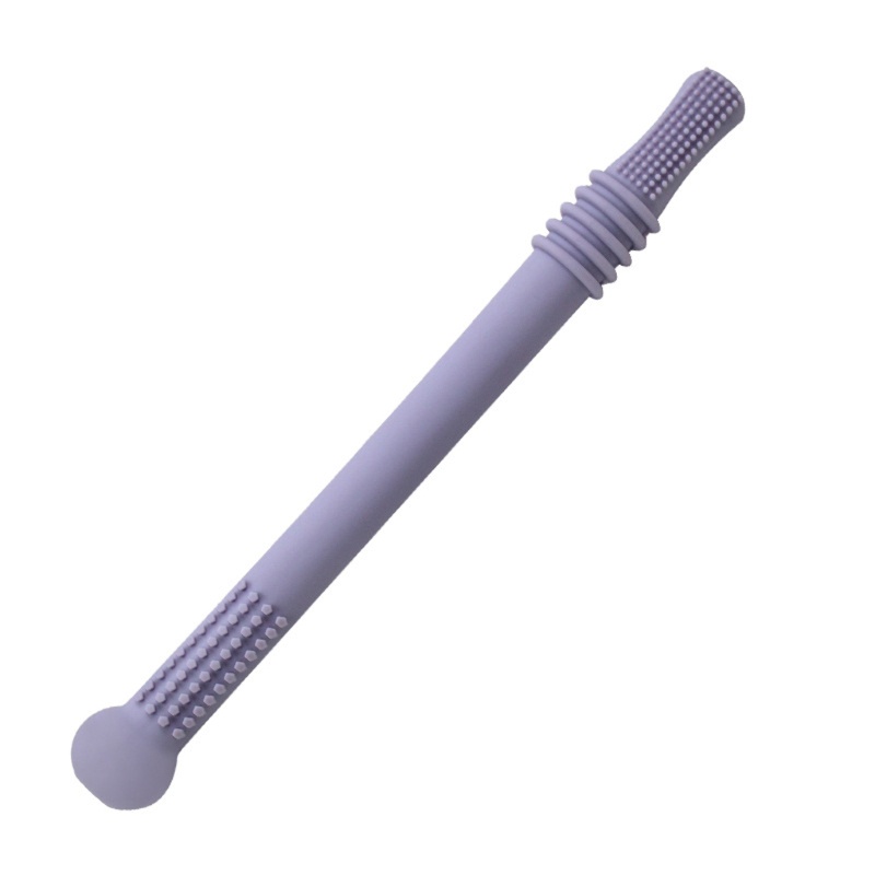 1 bàn chải đánh răng silicone an toàn cho bé