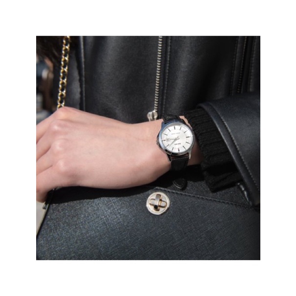 Đồng hồ nữ dây da Casio chính hãng Anh Khuê LTP-V004L-7AUDF