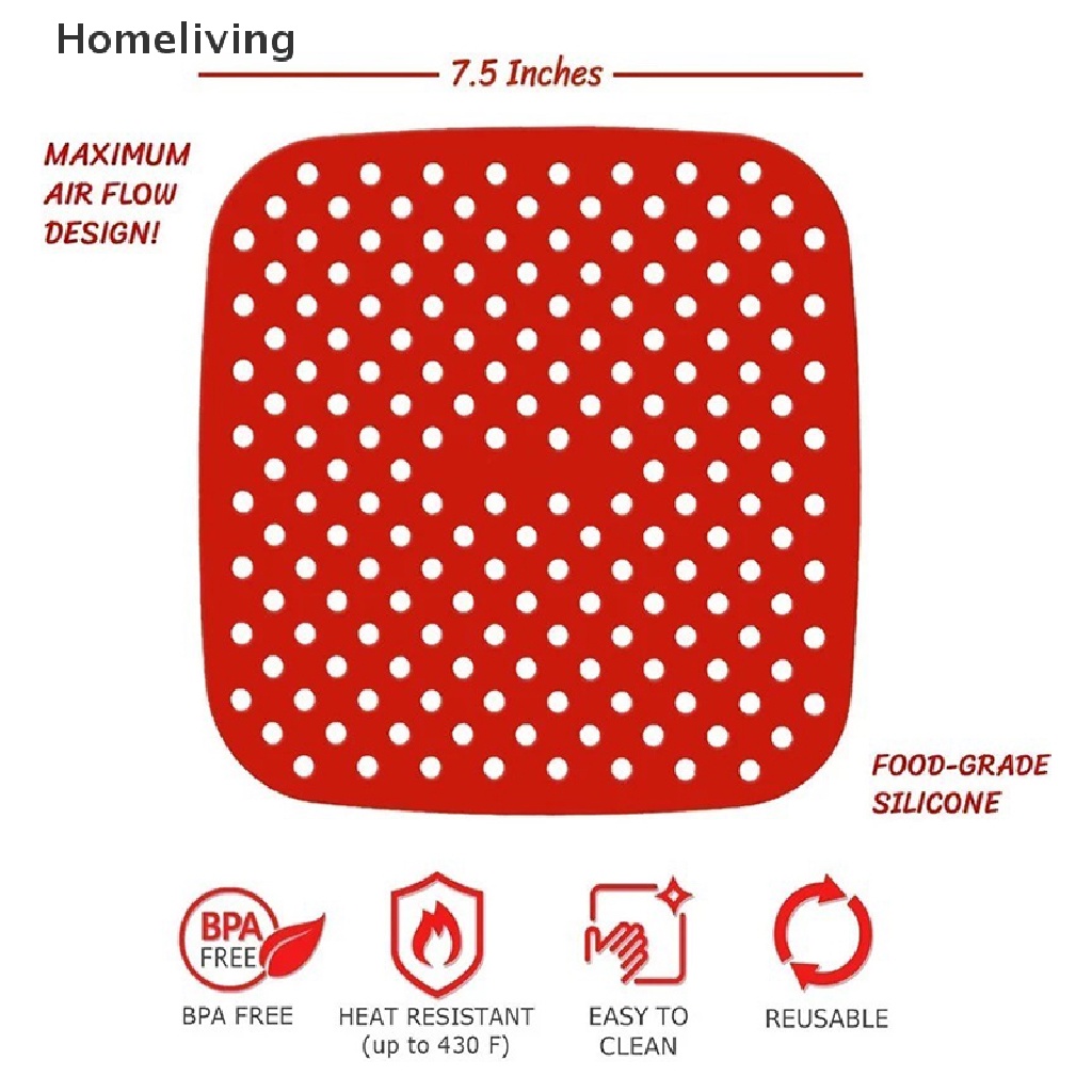 Tấm Lót Nồi Chiên Không Dầu Bằng Silicone Không Dính