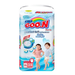 Bỉm quần gôn slim  xxl34 miếng
