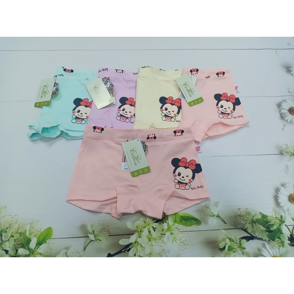 COMBO 5 QUẦN CHIP ĐÙI BÉ GÁI MINNIE