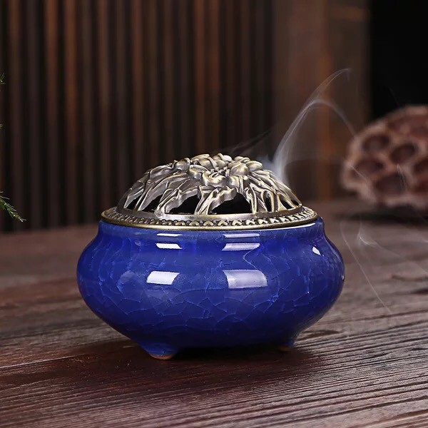 Lư đốt nhang trầm gốm sứ cao cấp