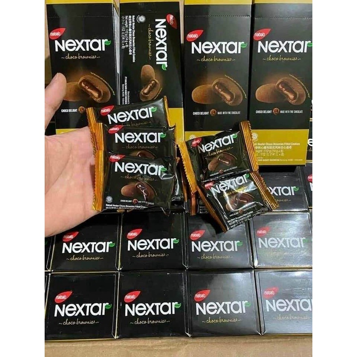 Bánh Socola Nabati Nextar nhập khẩu Indonesia siêu ngon hộp 8 cái