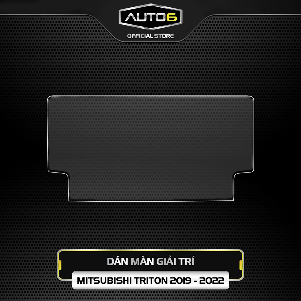 Bộ 4 chi tiết Film PPF trong suốt dán xe MITSUBISHI TRITON 2019-2023 chống xước bảo vệ nội thất ô tô - AUTO6