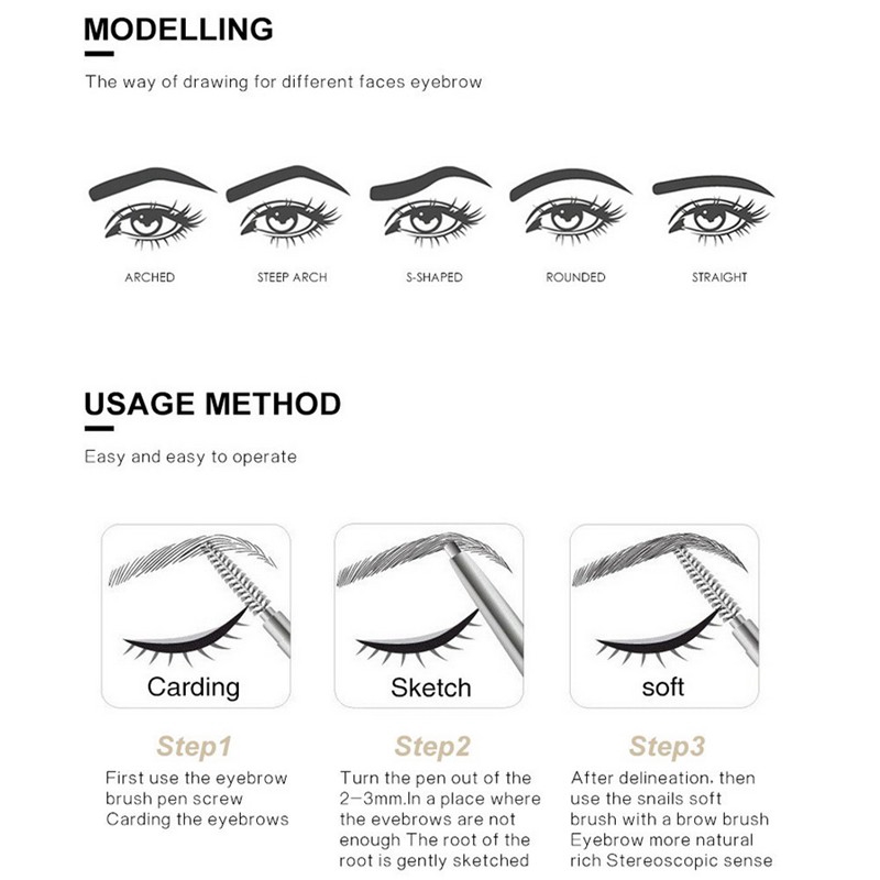 [Hàng mới về] Chì kẻ chân mày hai đầu hàng chính hãng 100% | BigBuy360 - bigbuy360.vn