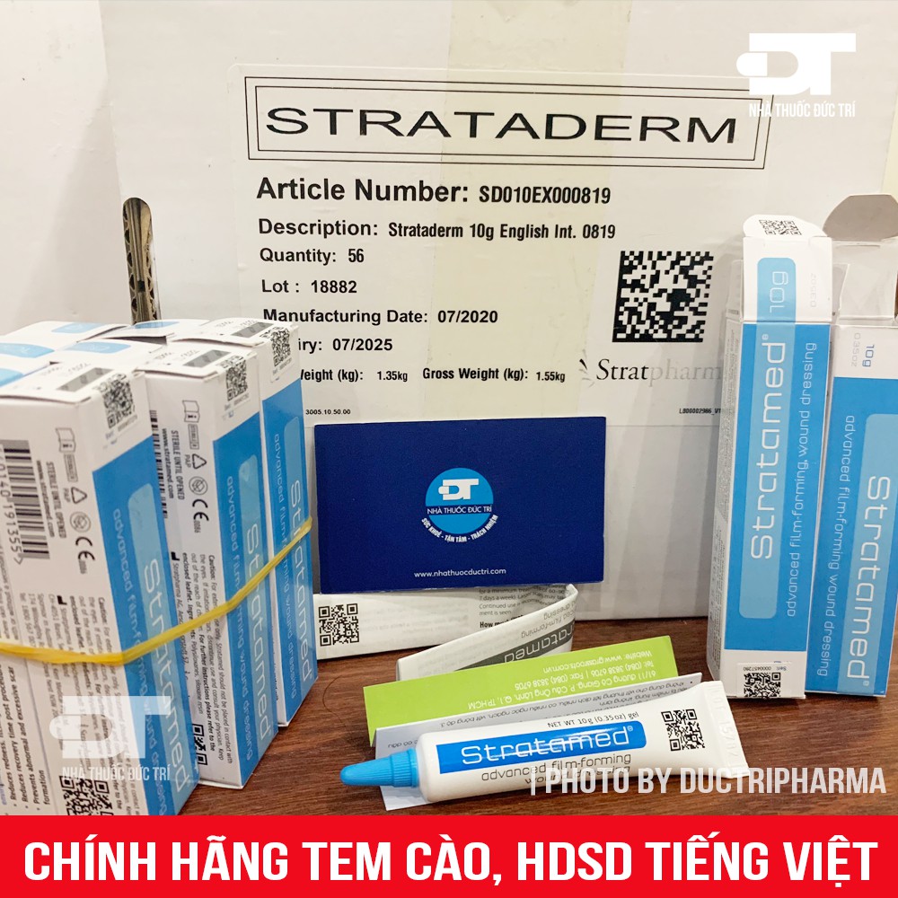 [CHÍNH HÃNG] Gel Hỗ Trợ Phục Hồi Sẹo Và Vết Thương Hở Stratamed