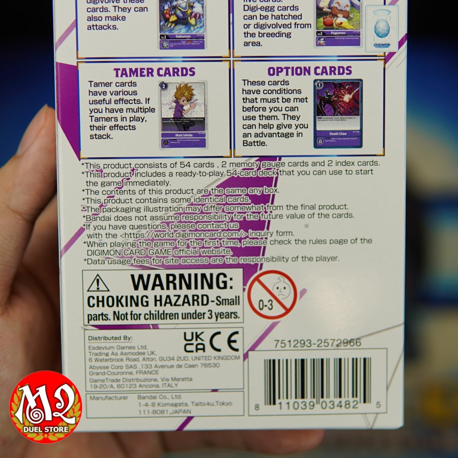 Hộp thẻ bài thật Digimon Card Game: Starter Deck VENOMOUS VIOLET - Chính hãng Bandai - Sản xuất tại Nhật Bản