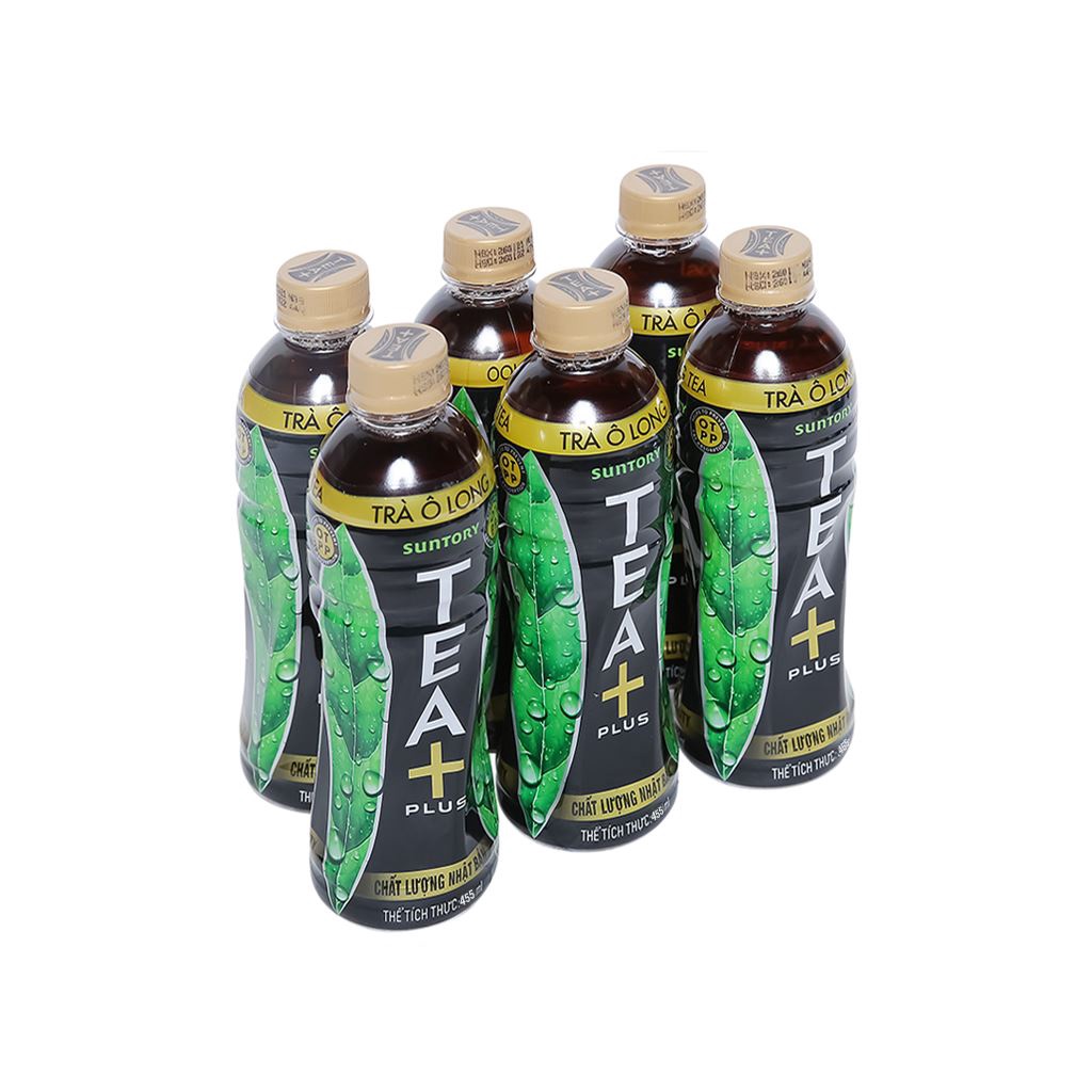 Thùng 24 chai Trà Ô Long Tea Plus 455ml - Đại Lý 273
