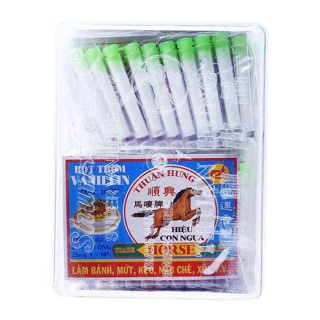 Vani ống / Bột thơm Vanillin (1 vỉ 10 ống)