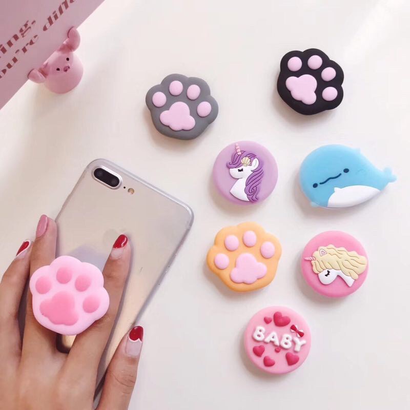 GIÁ ĐỠ ĐIỆN THOẠI SILICON ĐA NĂNG HÌNH THÚ POPSOCKET 270 NHIỀU MẪU