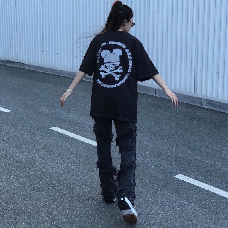 Áo thun Bad Habits rebel wash nam nữ