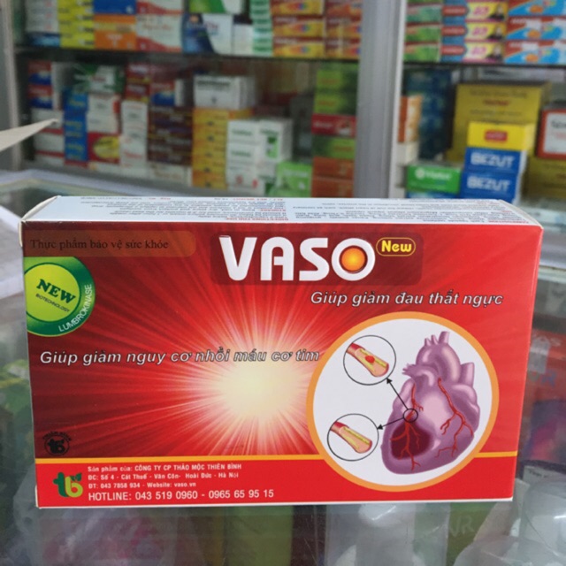 Vaso new - giúp giảm đau thắt ngực | BigBuy360 - bigbuy360.vn