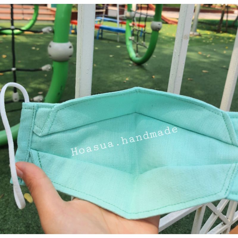 Khẩu trang 3D vải Linen