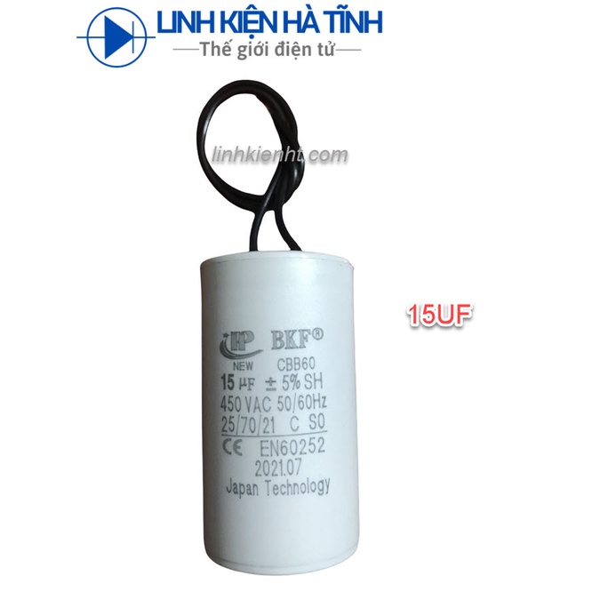 Tụ CBB60 15uf 450VAC tụ khởi động