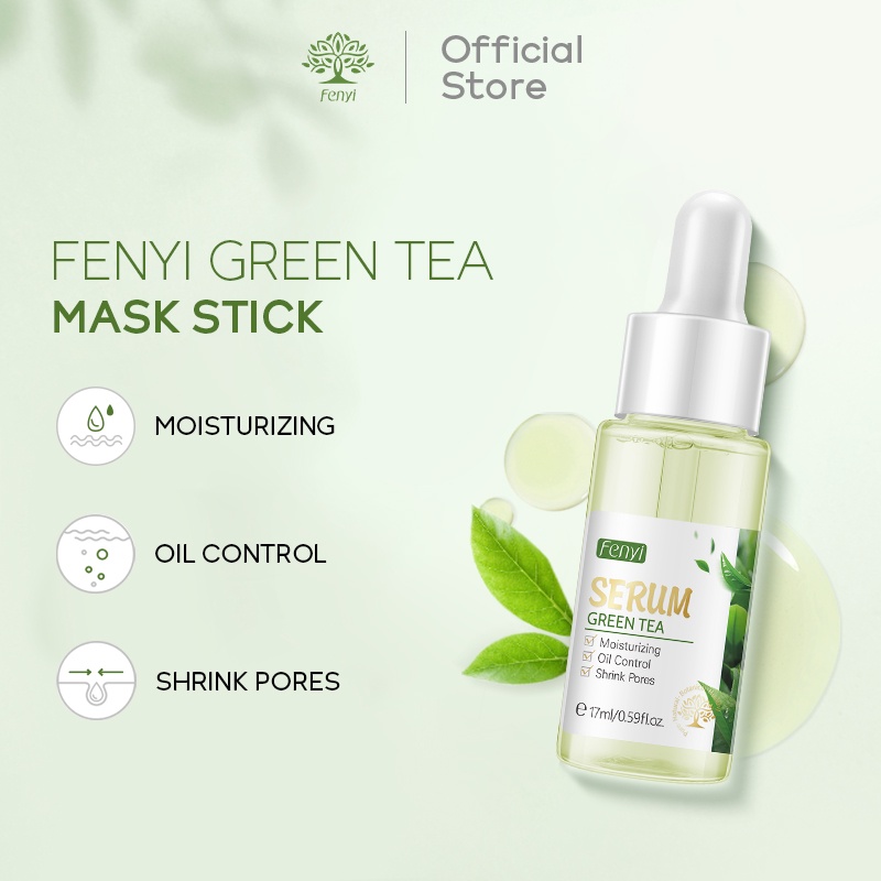 Tinh chất trà xanh Fenyi kiềm dầu se khít lỗ chân lông dưỡng ẩm da mặt 17ml
