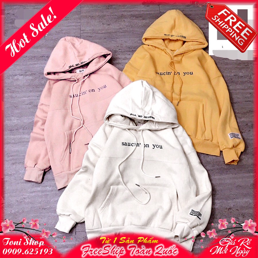 ÁO HOODIE NỈ NGOẠI (HD900 - Saucin on you)