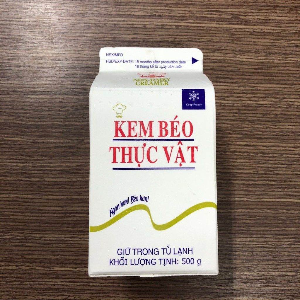 Kem béo thực vật lùn Nhất Hương 500g- Nguyên liệu đặc biệt cho ngành pha chế