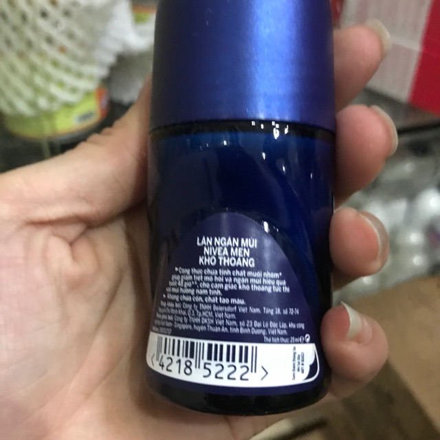 LĂN NGĂN MÙI NIVEA MEN KHÔ THOÁNG