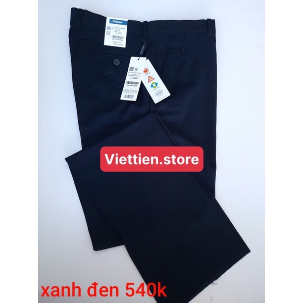 Quần tây việt tiến xanh đen