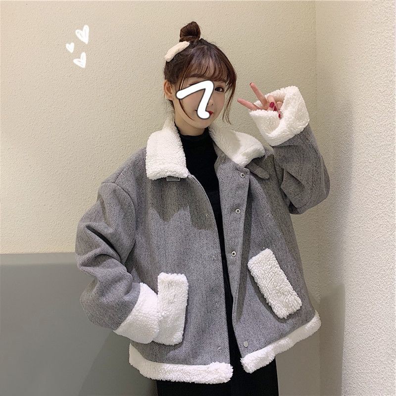 Áo Khoác Len Mỏng Dáng Rộng Cỡ Lớn Thời Trang Thu Đông 2020 Cho Nữ
