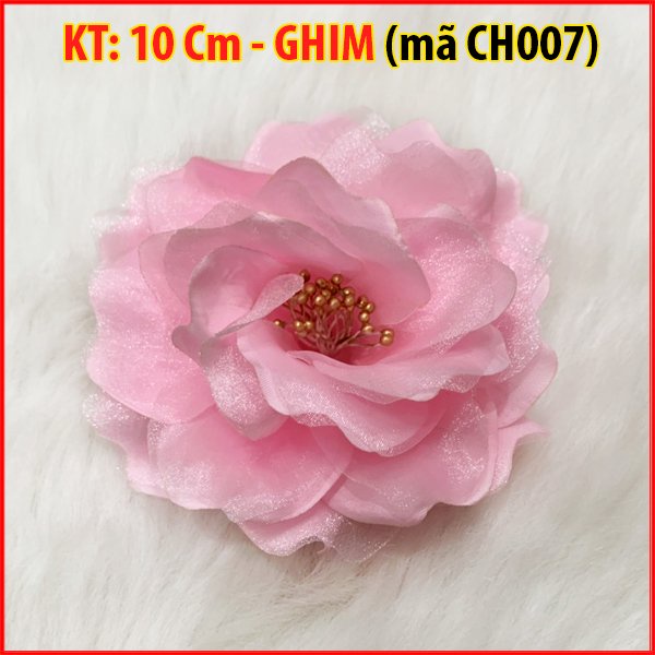SHOPPRO - PHỤ KIỆN GHIM CÀI - TRÂM CÀI ÁO - Tag Hoa Cài Áo Váy Handmade Kiểu Có Trâm Cài Áo Váy Nhiều Màu 10 CM CH007