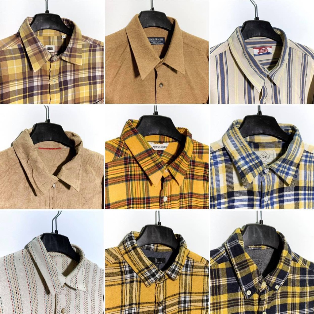 Áo sơ mi caro form rộng Flannel 2hand 🛍FREESHIP + QUÀ