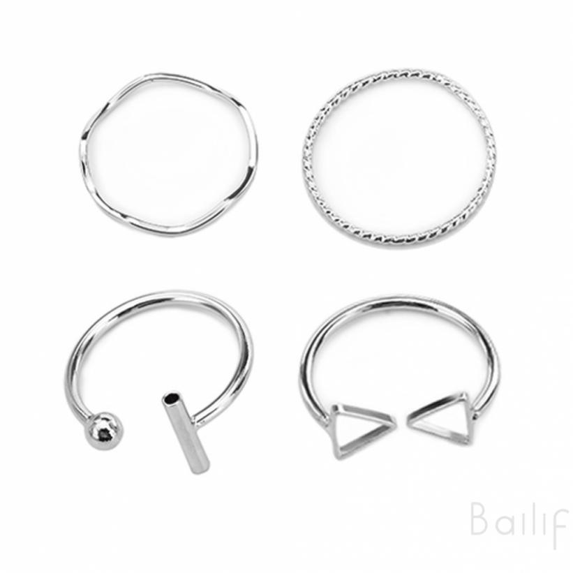 Set 4 chiếc nhẫn bằng đồng