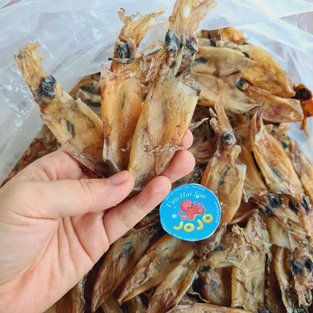 500Gr Khô Mực Chuối - Khô Mới Thơm Rim, Chiên, Nấu Súp Ngon Bổ Rẻ - Đặc Sản Thịnh Long JoJo Seafood