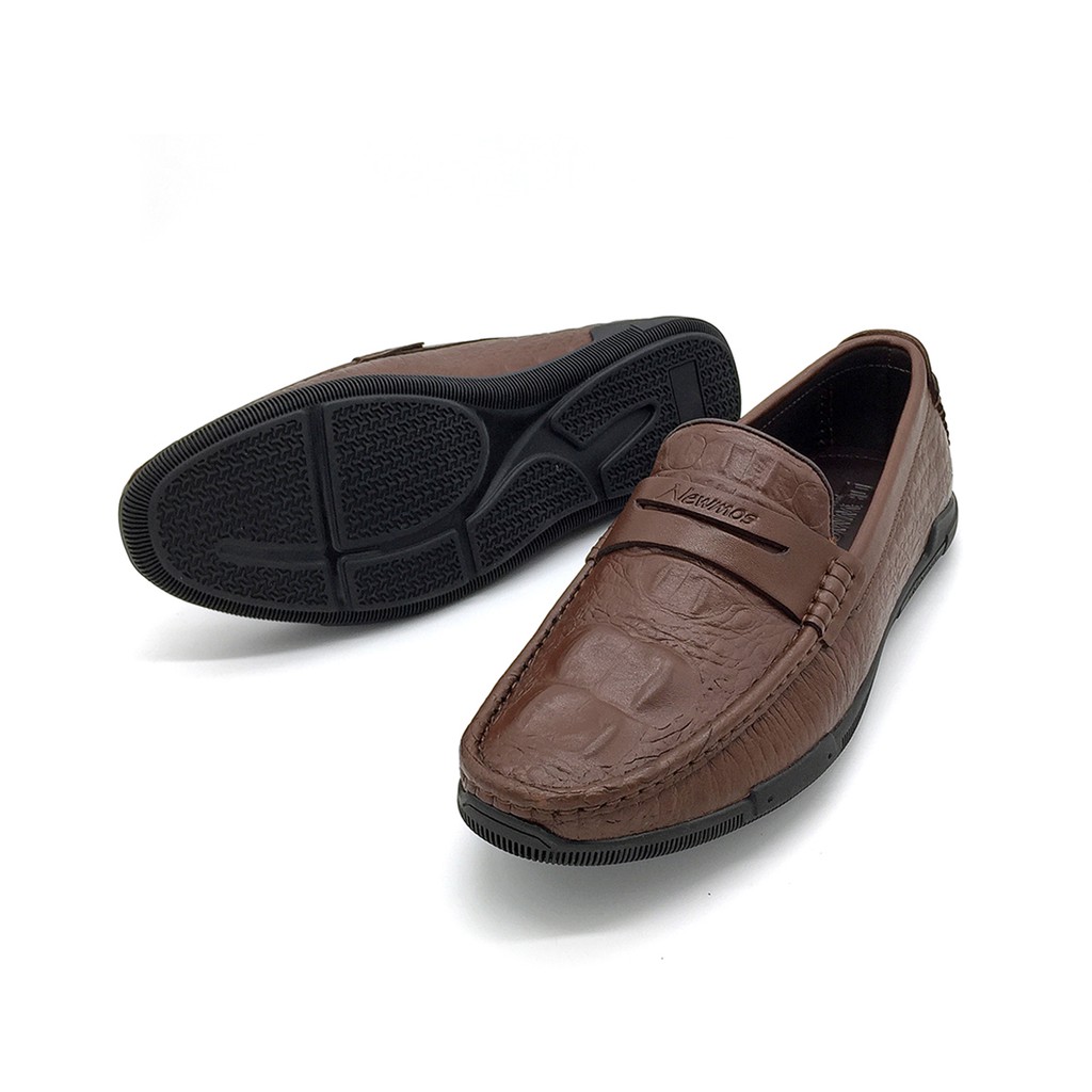 Giày lười da nam thiết kế mới thời trang rất hợp với quần jean hoặc short, sự lựa chọn tối giản về phong cách-TP-06