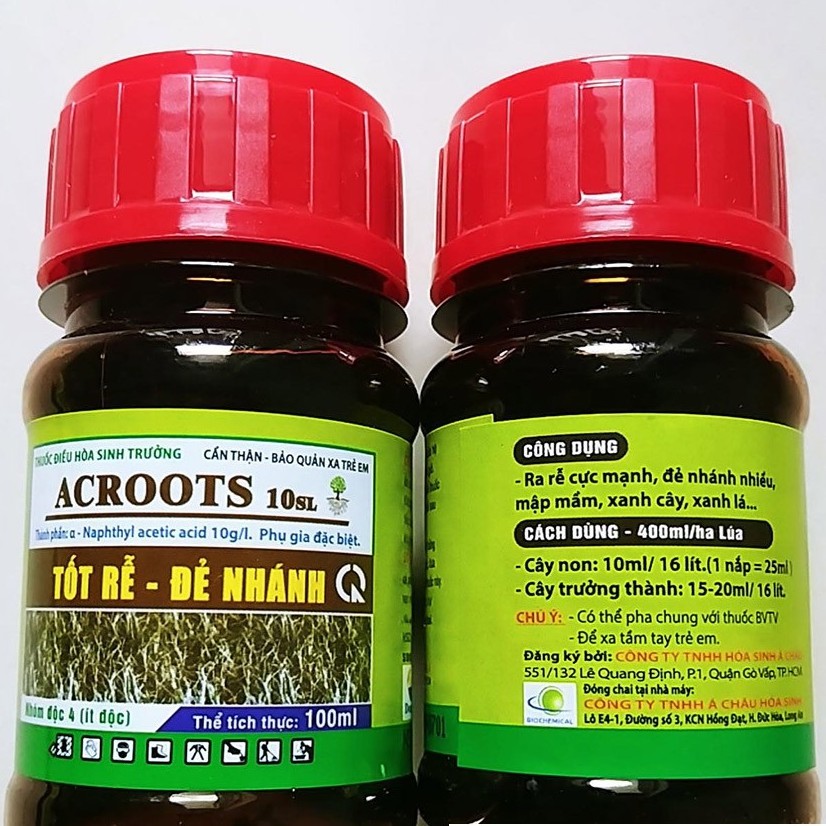 Phân Bón Lá ACROOTS 10SL - Tốt Rễ Đẻ Nhánh 100ml