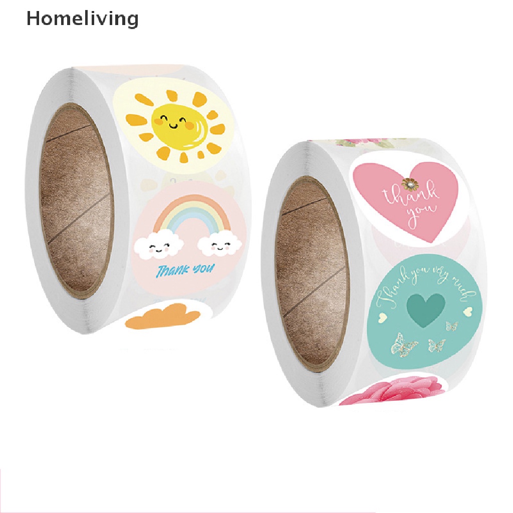 Set 500 Nhãn Dán Thank you Trang Trí Đa Dụng
