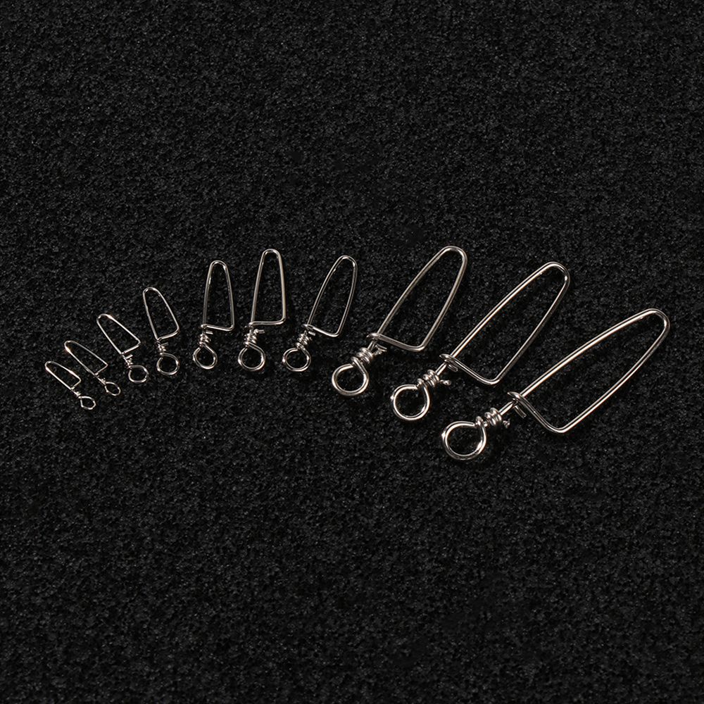 Set 50 chiếc phụ kiện câu cá bằng thép không rỉ cao cấp