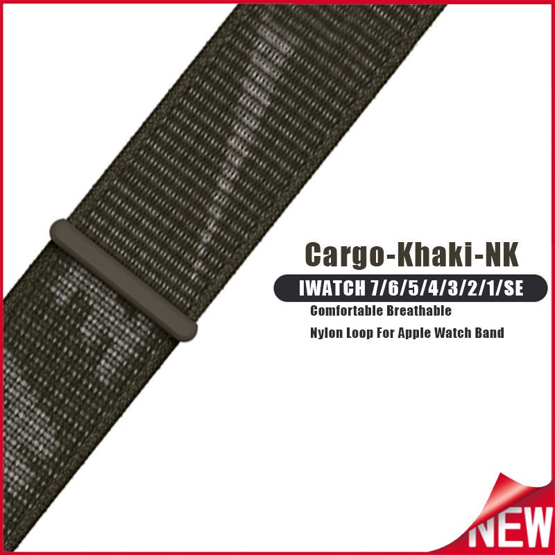 Dây Đeo Đồng Hồ Bằng Nylon 2022 45mm 41mm 44mm 40mm 42mm 38mm Series 7 6 5 4 3 2 1