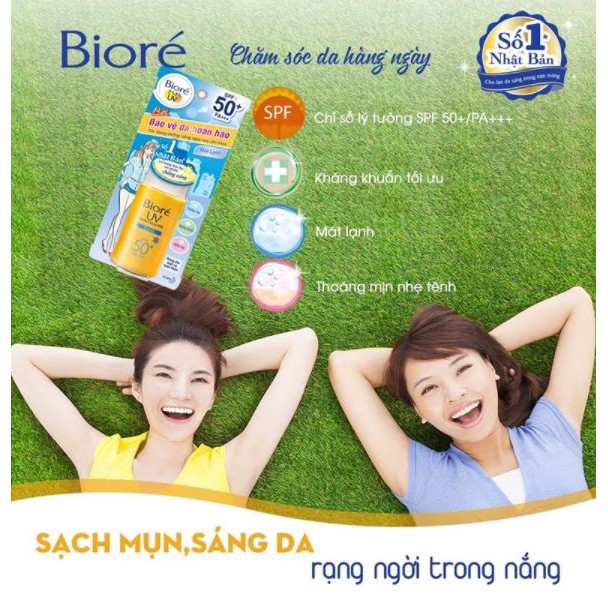 Sữa chống nắng Bioré UV Perfect Protect Milk SPF50+/PA+++ 25ml