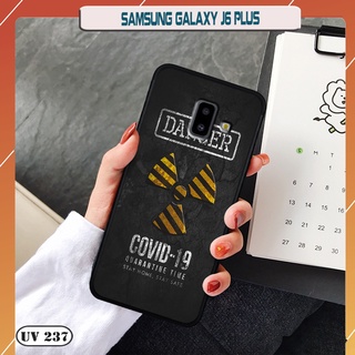 Ốp lưng nhám in hình 3D Samsung Galaxy J6 Plus