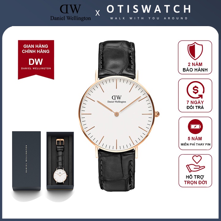 Đồng Hồ Nam Nữ Daniel Wellington Classic Reading Rose Gold White 36mm & 40mm DW Chính Hãng - OtisWatch