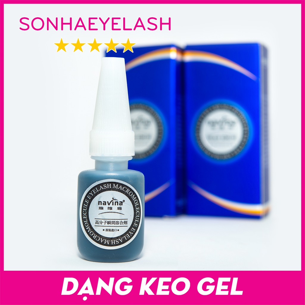 Keo gel Navina, Keo nối mi ít cay Navina khô chậm dành cho người mới học nối mi | BigBuy360 - bigbuy360.vn