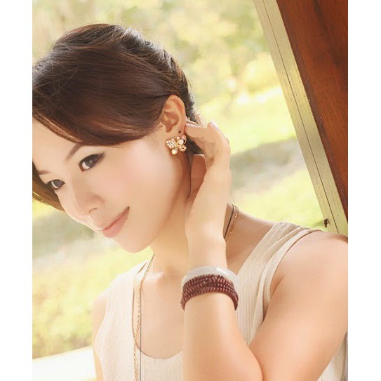 Khuyên Tai - Bông Tai - Hoa Tai Con Bướm Xinh Xắn Phong Cách Hàn Quốc