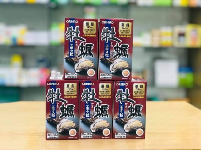 Tinh chất hàu tươi Orihiro Nhật Bản 120 viên