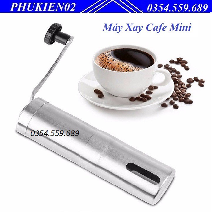 Máy Xay Cafe Mini Cầm Tay Bằng Thép Không Gỉ - Máy Xay Cafe, Máy Xay Hạt Cà Phê Thủ Công Bằng Tay