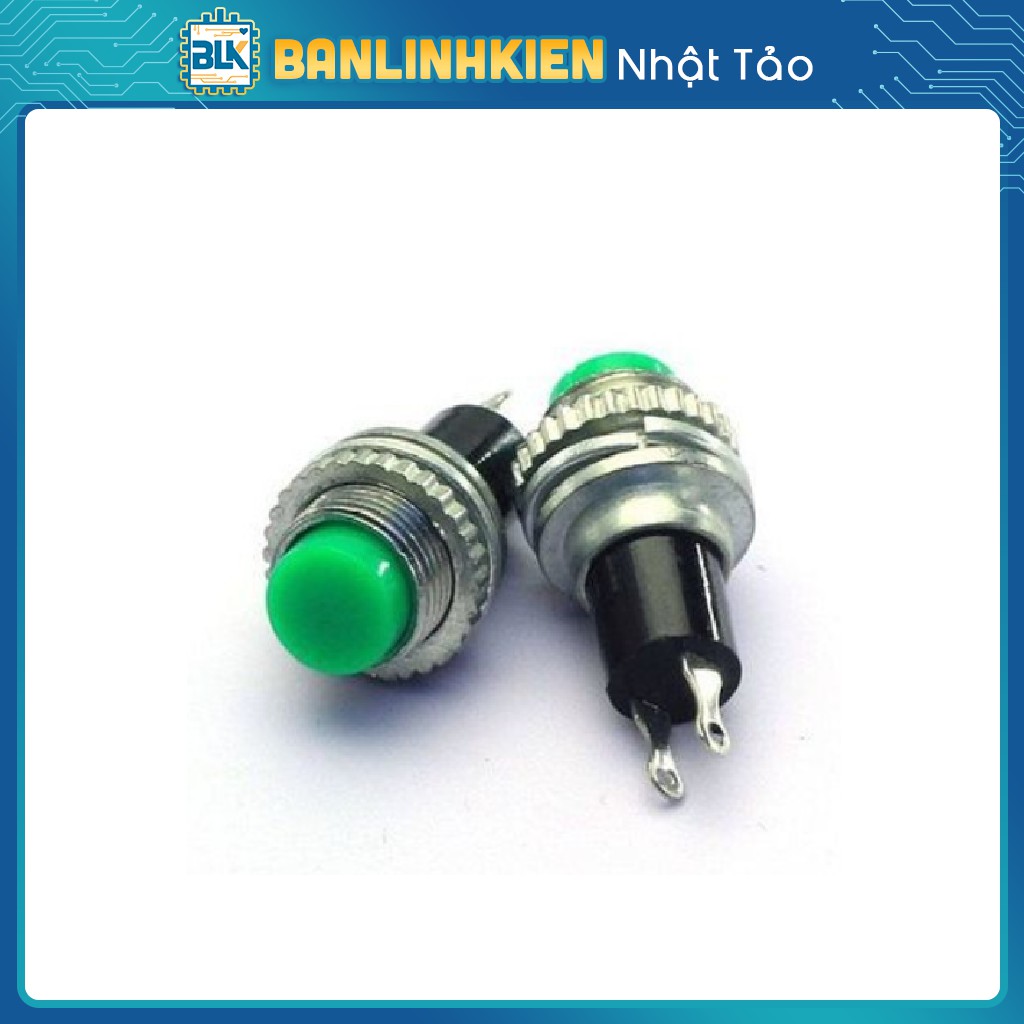 Nút Nhấn Đề 10MM Núm Xanh