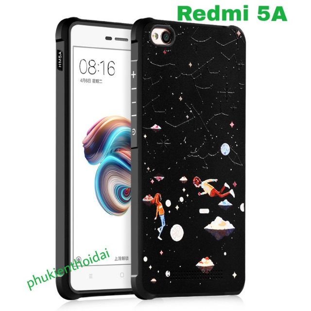 Xiaomi Redmi 5A ốp lưng chống sốc in 3D cao cấp