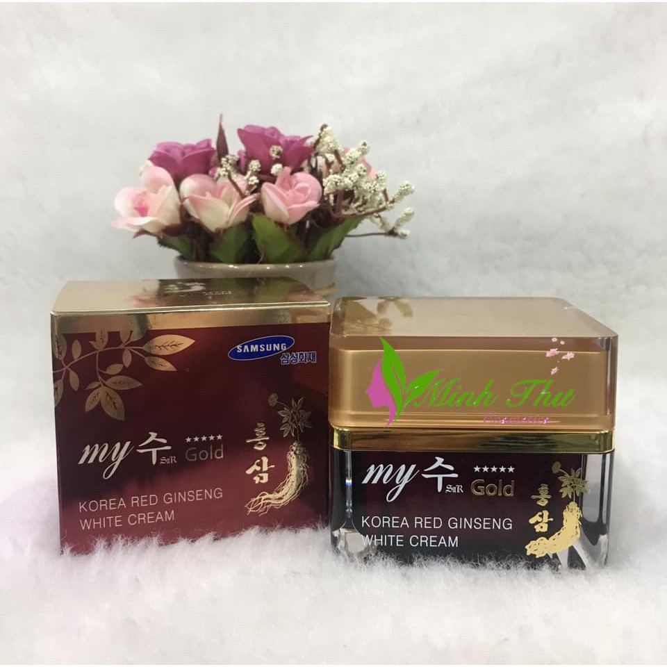 Kem Sâm Hàn Quốc My Gold Korea Red Ginseng White Cream 50ml