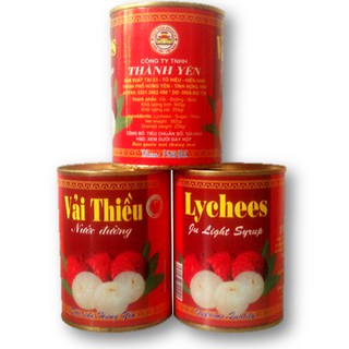 Vải Thiều Tiến Vinh Lon 565g