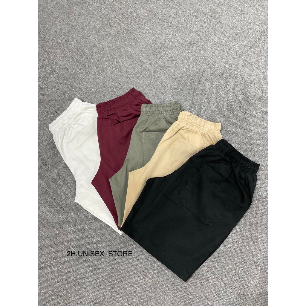 QUẦN SHORT ĐÙI UNISEX CHẤT KHAKI DÀY DẶN, TRẺ TRUNG 2H.UNISEX_STORE