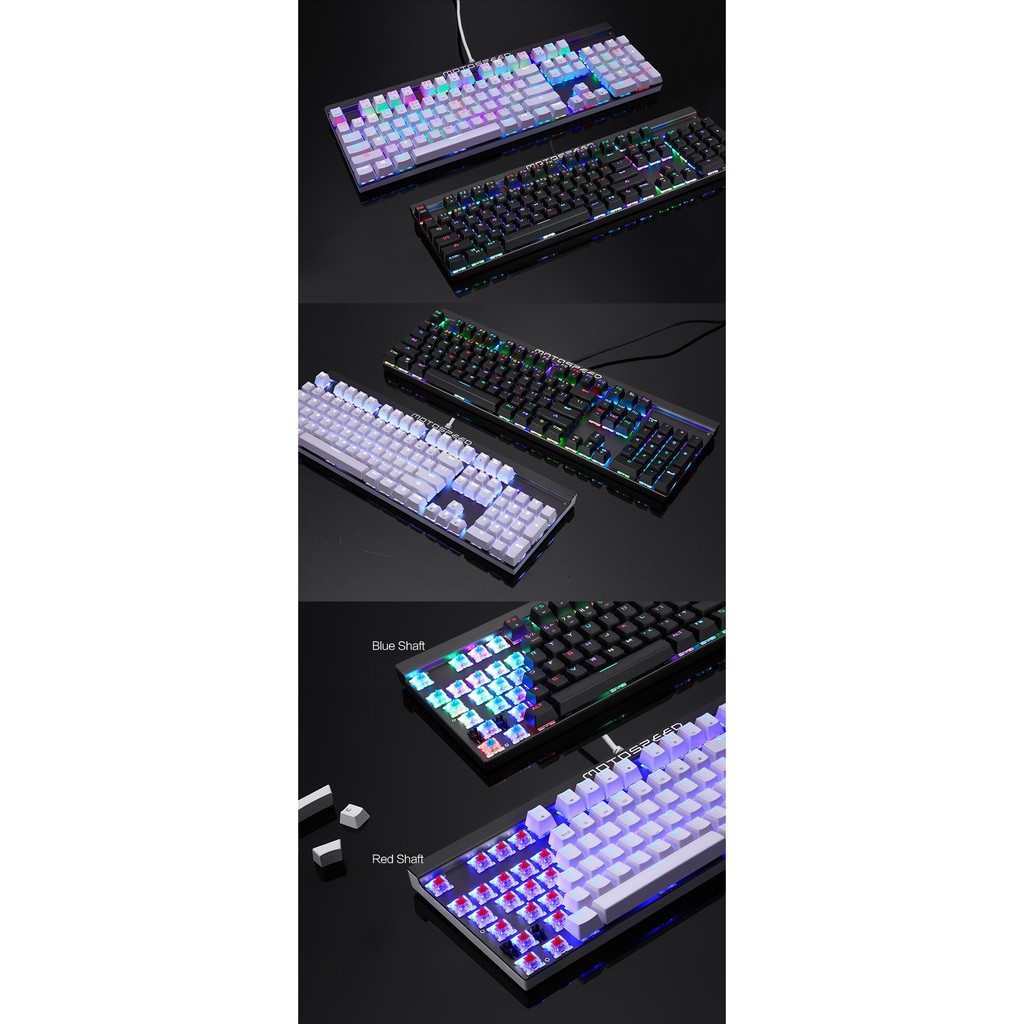 [Mã SKAMA06 giảm 8% đơn 250k]Bàn phím cơ Motospeed K97 TKL LED Blacklight Gaming Keyboard