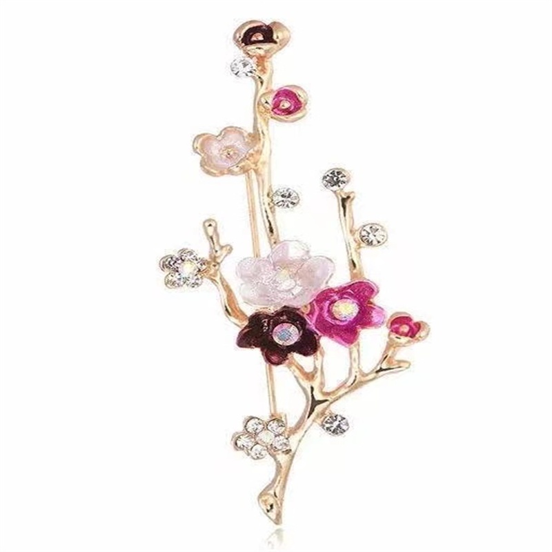 Trâm Cài Áo Hình Hoa Tulip Đính Đá Sang Trọng Cho Nữ