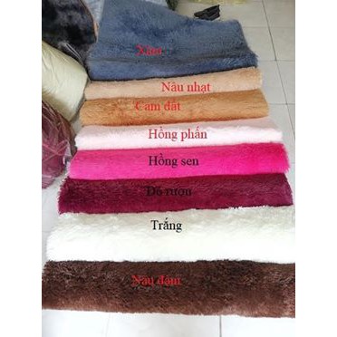 &lt;MUA ĐƯỢC TẶNG QUÀ&gt; { Bỏ sỉ } Thảm Lông Trải Sàn Trang Trí - Thảm 1m2 Đến 2m3