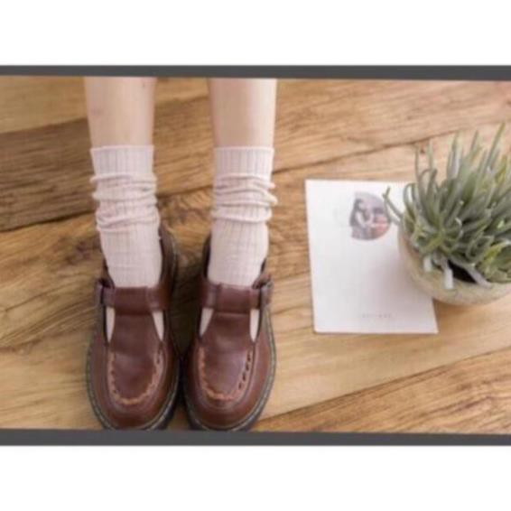 Set 5 Vớ Trơn Gân Cổ Cao (5 Đôi 5 Màu)*