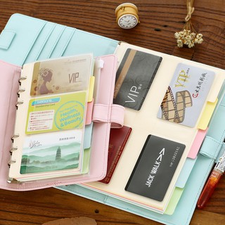 Bìa đựng thẻ thiết kế 6 ô chất liệu PVC trong suốt kích thước A5/A6